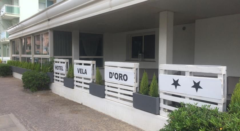 Hotel Vela D'Oro Riccione Exterior foto